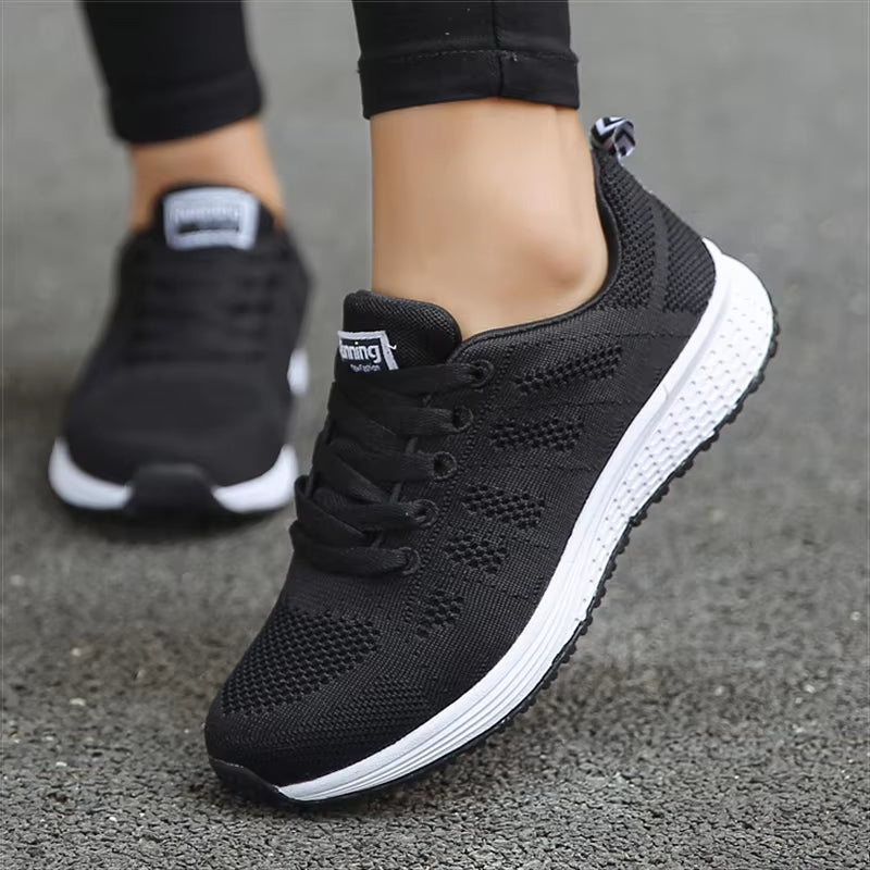 Women Casual Shoes Breathable Mesh Vulcanized Shoes Woman White Sneakers Women Feminino Gym Woman Tennis Shoes Women'S Sneakers