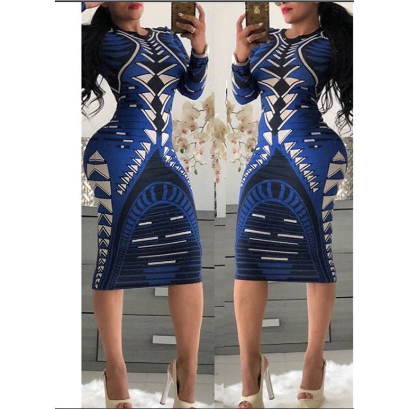 African Print Women'S Dress