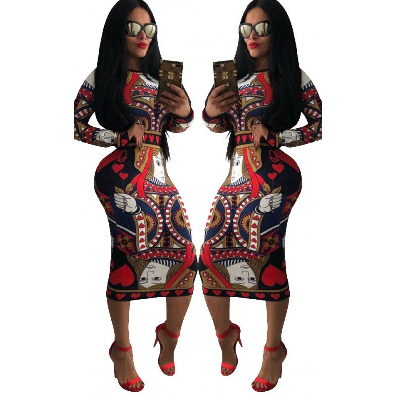 African Print Women'S Dress