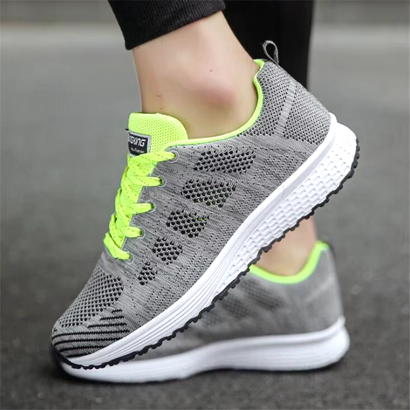Women Casual Shoes Breathable Mesh Vulcanized Shoes Woman White Sneakers Women Feminino Gym Woman Tennis Shoes Women'S Sneakers