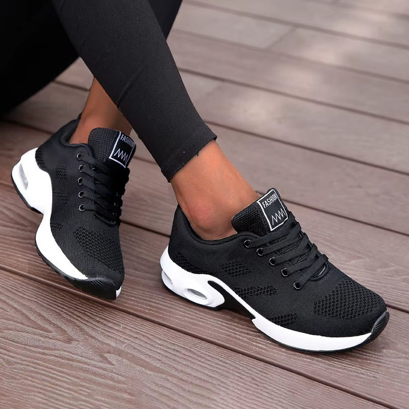 Women Platform Casual Sneakers Shoes Mesh Breathable Running Shoes Chunky Summer Sports Tenis Shoes 2024 Luxury Vulcanize Shoes